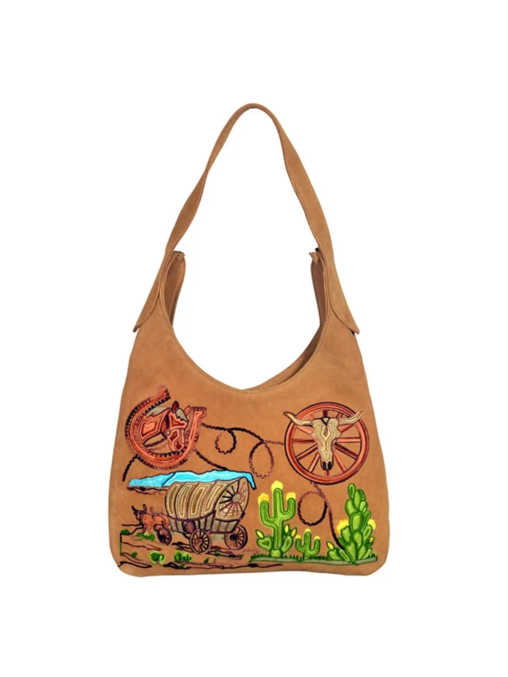 American Darling Wild West Pioneer Suede Hob Bag
